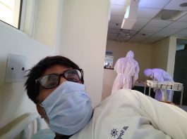 Subhash Barolia in hospital